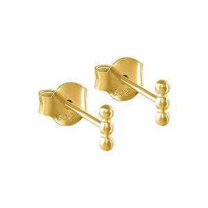 925 Silver Tiny Stud Earrings for Women
