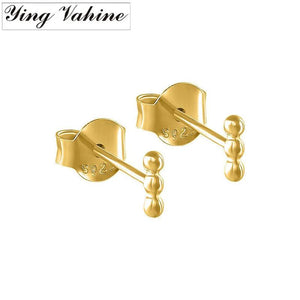 925 Silver Tiny Stud Earrings for Women