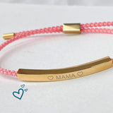 Golden Stainless Steel Mother's Bracelet Gift For Mom