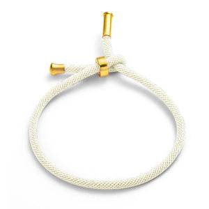Adjustable Rope Chain Bracelet Macrame Style Men Women Jewelry Gift