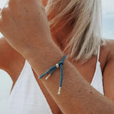 Adjustable Rope Chain Bracelet Macrame Style Men Women Jewelry Gift