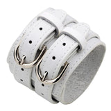 Double Belt Leather Wrist Friendship Bracelet for Men YWQR2300