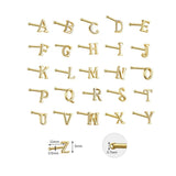 925 Silver Initials Nose Ring Alphabet Nose Stud