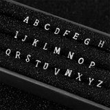925 Silver Initials Nose Ring Alphabet Nose Stud