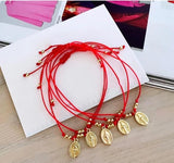 18k Plated Jesus Religious Mary Bracelet