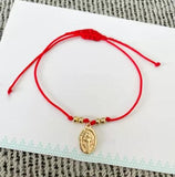 18k Plated Jesus Religious Mary Bracelet