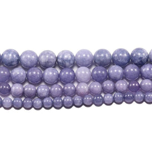 Natural Stone Purple Beads Round Loose Agat Beads 4/6/8/10/12mm