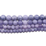 Natural Stone Purple Beads Round Loose Agat Beads 4/6/8/10/12mm