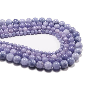 Natural Stone Purple Beads Round Loose Agat Beads 4/6/8/10/12mm