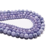 Natural Stone Purple Beads Round Loose Agat Beads 4/6/8/10/12mm