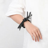 Women's Rubber Chain Charm Bracelet Adjustable Bangle Boho Jewelry