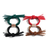 Women's Rubber Chain Charm Bracelet Adjustable Bangle Boho Jewelry