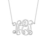 Personalized Monogram Necklace For Women Men Rose Initials Ribbon Letters Choker