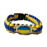 Ukraine National Flag Bracelet Ukrainian Bracelets Jewelry Friendship