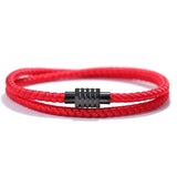 4mm Dragon Scale Rope Bracelet Stainless Steel Magnetic Bracelet