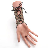 Golden Lace Arm Sleeve Oversleeve Dance Accessories