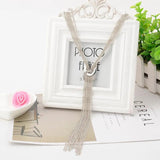 Multi-layer Tassel Pendant Necklace Retro Style Women