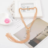 Multi-layer Tassel Pendant Necklace Retro Style Women