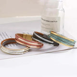 Women's Leather Charm Bracelet Multilayer Wrap Party Jewelry