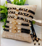 Freshwater Pearl Bracelet Gold Plated Beads Adjustable Jewelry