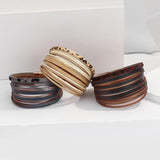 Leopard Pattern Leather Bracelets for Women