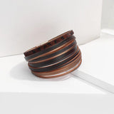 Leopard Pattern Leather Bracelets for Women