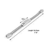 Men's 10mm Personalized Stainless Steel Cuban Cable Bracelet