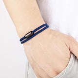 Milan Wrap Rope Chain Bangles Charm Bracelet Stainless Steel