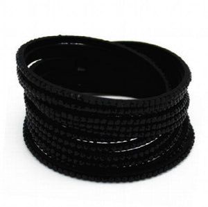 Multilayer Leather Crystal Bracelets