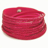 Multilayer Leather Crystal Bracelets