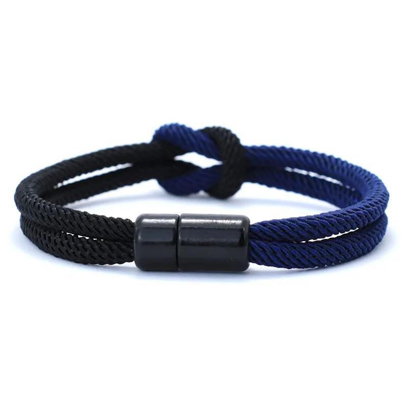 4mm Milan Rope Knot Bracelet Charms Magnetic Cord Bracelet