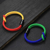 4mm Milan Rope Knot Bracelet Charms Magnetic Cord Bracelet