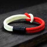 4mm Milan Rope Knot Bracelet Charms Magnetic Cord Bracelet