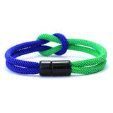 4mm Milan Rope Knot Bracelet Charms Magnetic Cord Bracelet