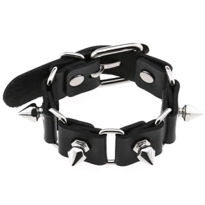 Studded Bracelet Cuff Goth Punk Spiked Bracelet Rivet Bangle
