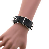 Studded Bracelet Cuff Goth Punk Spiked Bracelet Rivet Bangle