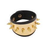 Punk Gothic Rivet Wrap Bracelet Harajuku Vintage Leather Jewelry