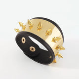 Punk Gothic Rivet Wrap Bracelet Harajuku Vintage Leather Jewelry