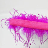 Ostrich Feather Women Bracelet Hair Accessories Furry Hand Cuffs Ring Wristband