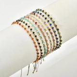 Natural Stone Agates Amethysts Bracelet for Girls
