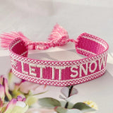 Adjustable Bracelets Christmas for Women Girls Woven Friendship Wrap Bracelets