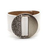 Bohemian Crystal Leather Wrap Bracelet for Women