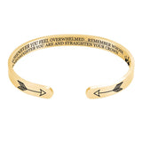 Motivational Crown Bracelet for Grand Daughter