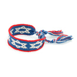 Boho Colorful Embroidery Macrame Friendship Bracelet Star Of David