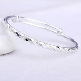 Frosted Granule Circle Bracelet Adjustable Top Quality Jewelry