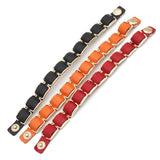 Charm Wrap Bracelet Leather Rope Women Jewelry