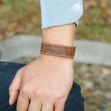 Vintage Leather Wrap Cuff Bracelet for Men Women Jewelry