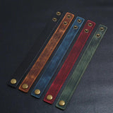 Vintage Leather Wrap Cuff Bracelet for Men Women Jewelry