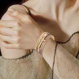 Multilayer Cross Charm Leather Bracelet Rhinestone Wrap Bangle