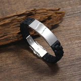 Silicone Bracelet Bangle for Men Stainless Steel Bracelet